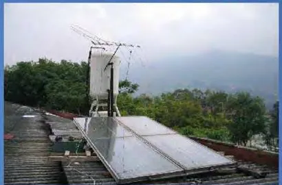 Calentador solar de agua en Colegio La Anunciación, Medellín