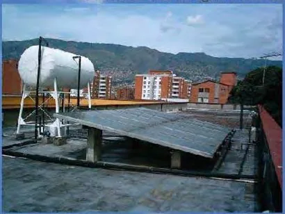 Calentador solar de agua en Colegio San Ignacio, Medellín