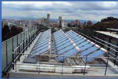 Climatización solar de piscina en Polideportivo Universidad de los Andes, Bogotá