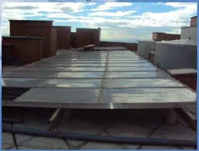 Calentador solar de agua en Edificios Sierras del Este, Bogotá